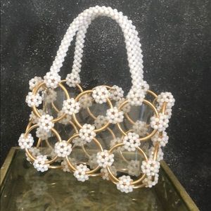 *Rare* Gold Chain Beaded Purse